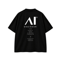 Muatkan imej ke dalam penonton Galeri, AI Engineer T-Shirt — Regular &amp; Oversized Fit