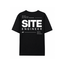 Load image into Gallery viewer, Site Engineer T-Shirt — Regular &amp; Oversized Fit