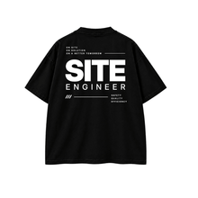 Load image into Gallery viewer, Site Engineer T-Shirt — Regular &amp; Oversized Fit