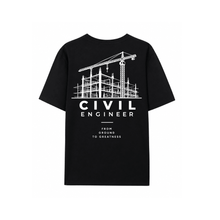 Load image into Gallery viewer, Civil Engineer T-Shirt — Regular &amp; Oversized Fit