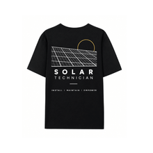 Load image into Gallery viewer, Solar Technician T-Shirt — Regular &amp; Oversized Fit